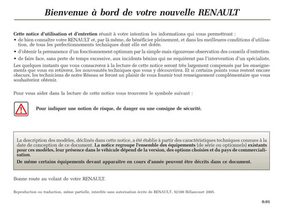 2005-2008 Renault Clio Manuel du propriétaire | Français