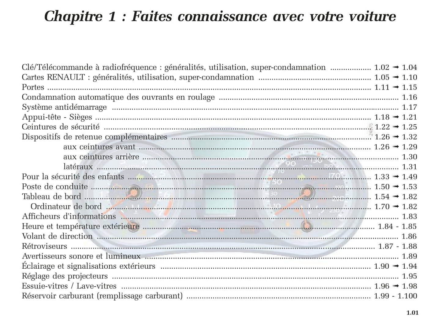 2005-2008 Renault Clio Manuel du propriétaire | Français