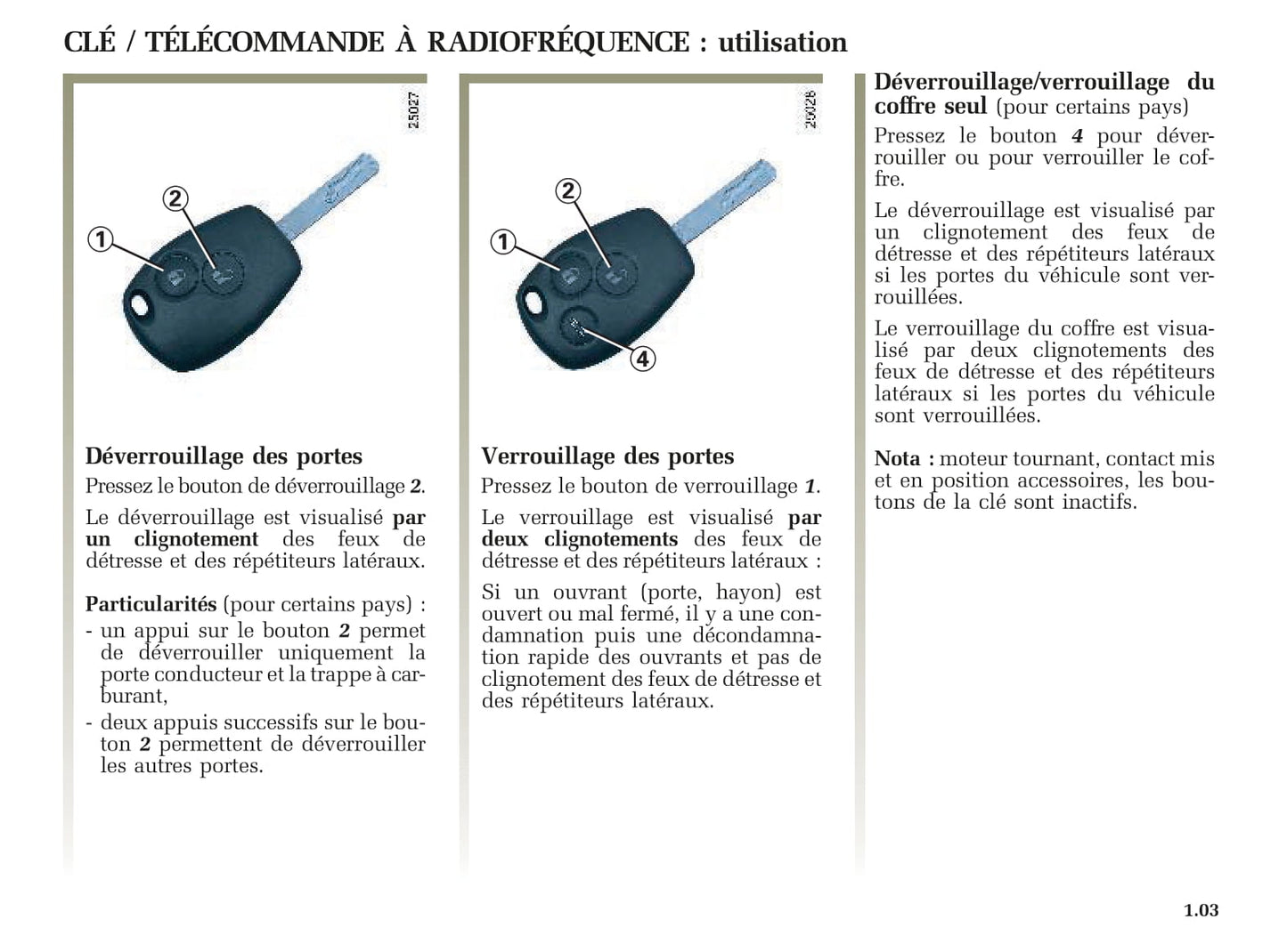 2005-2008 Renault Clio Manuel du propriétaire | Français