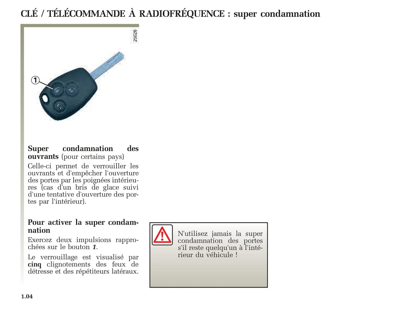 2005-2008 Renault Clio Manuel du propriétaire | Français