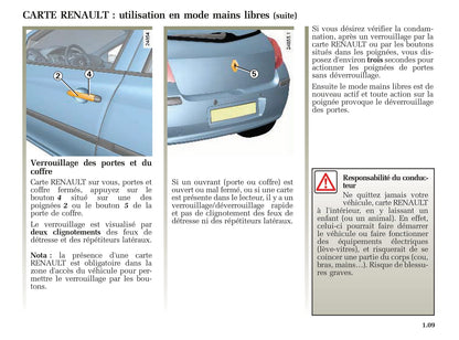 2005-2008 Renault Clio Manuel du propriétaire | Français