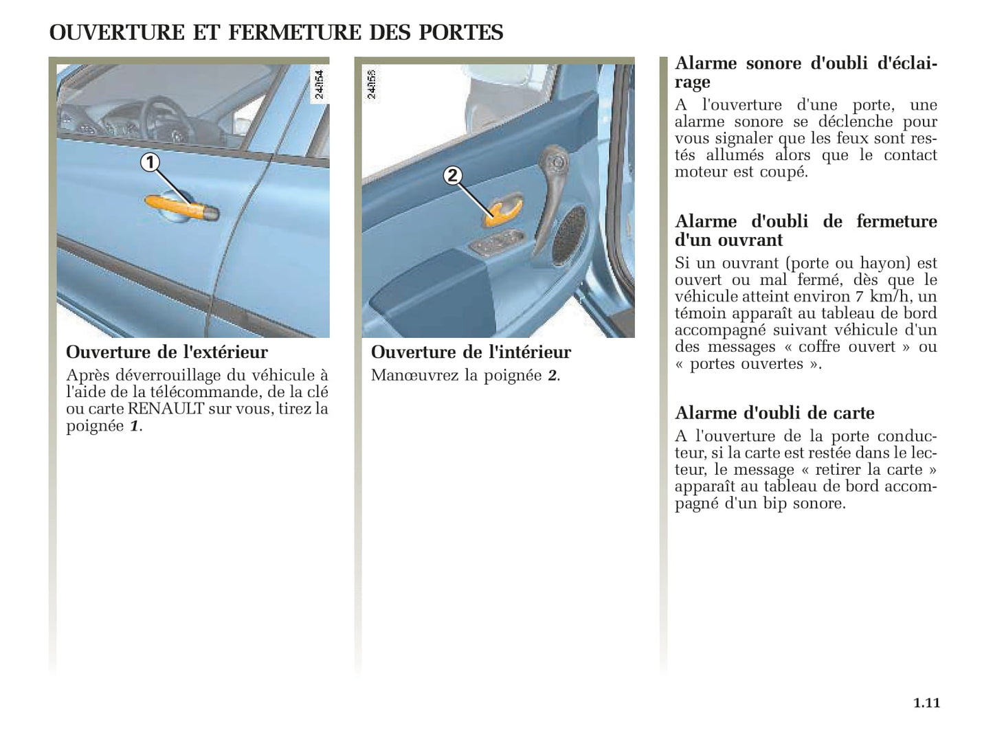 2005-2008 Renault Clio Manuel du propriétaire | Français