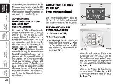 2005-2008 Alfa Romeo 159 Bedienungsanleitung | Deutsch