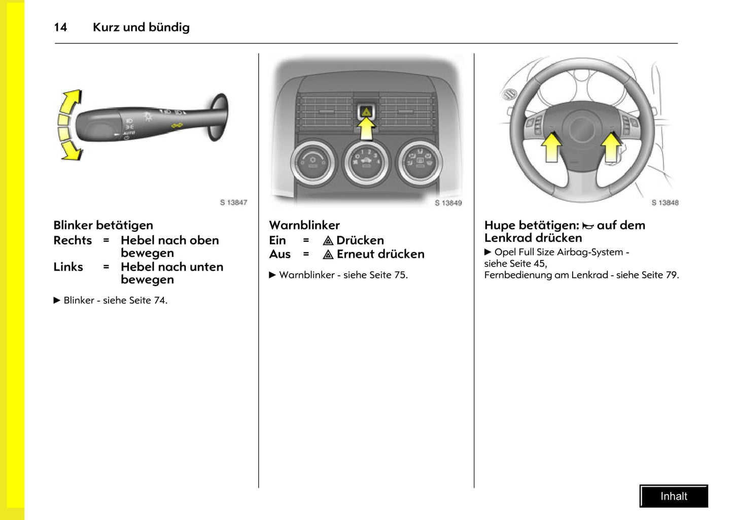 2007-2009 Opel GT Bedienungsanleitung | Deutsch