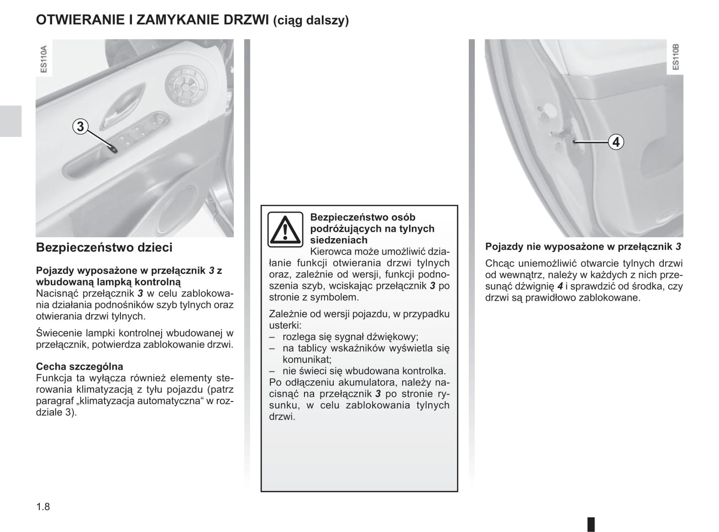 2006-2014 Renault Espace Manuel du propriétaire | Polonais