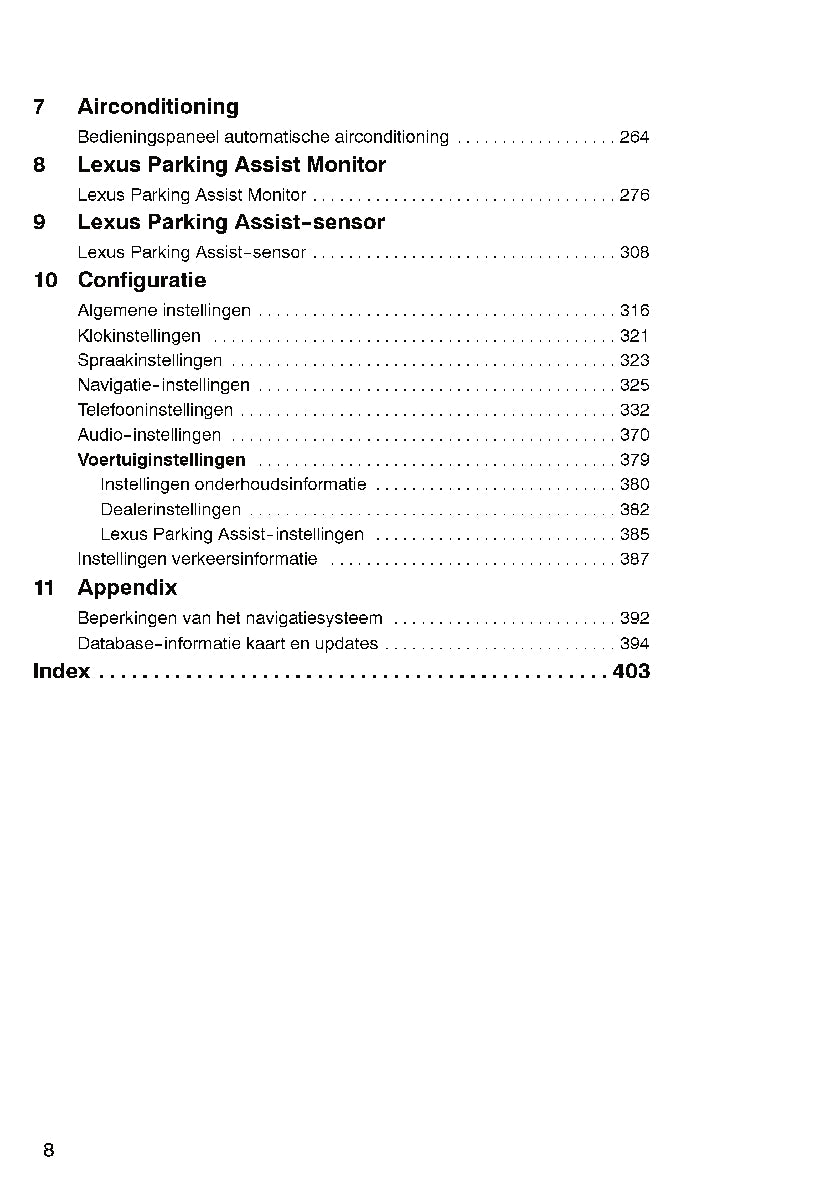 Lexus IS F/IS250/IS200d/IS220d Navigatiesysteem Handleiding 2010