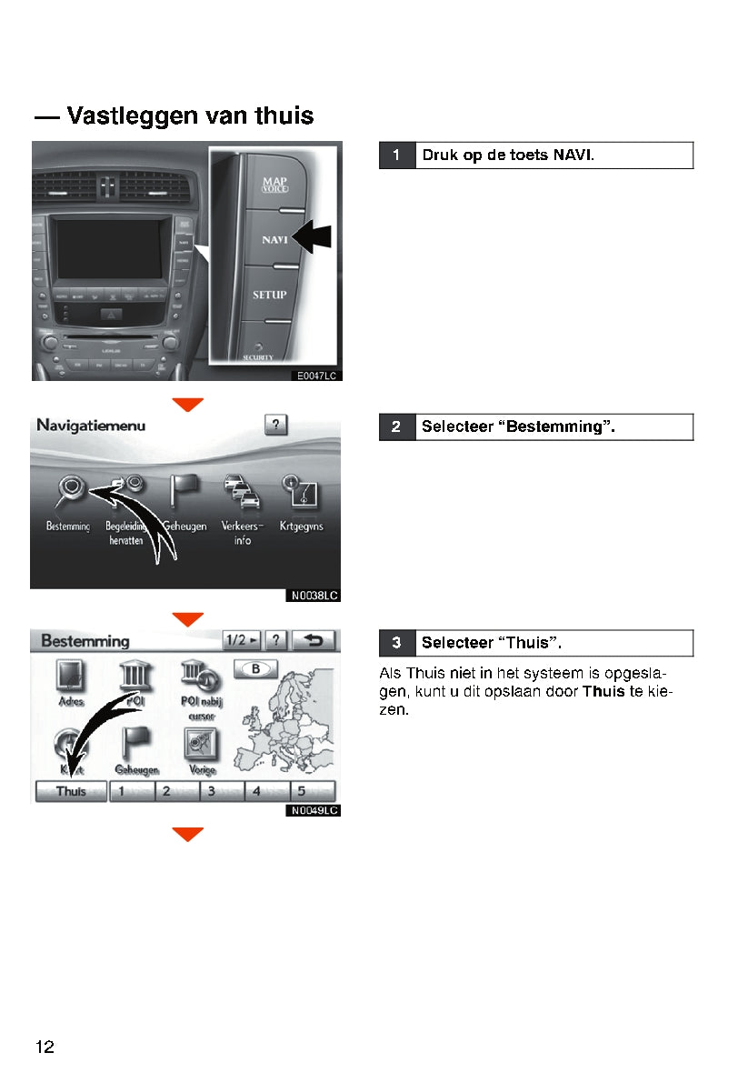 Lexus IS F/IS250/IS200d/IS220d Navigatiesysteem Handleiding 2010