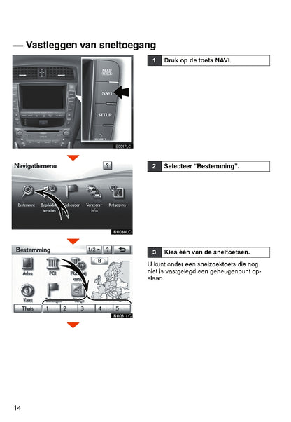 Lexus IS F/IS250/IS200d/IS220d Navigatiesysteem Handleiding 2010