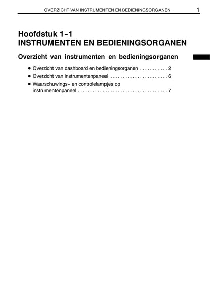 2005-2006 Toyota Land Cruiser 100 Gebruikershandleiding | Nederlands