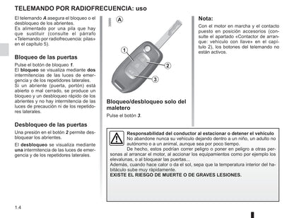 2015-2018 Renault Kadjar Manuel du propriétaire | Espagnol