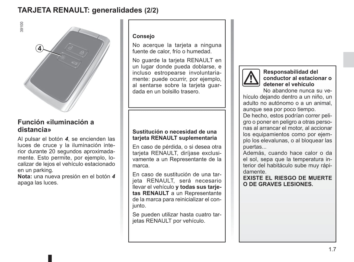 2015-2018 Renault Kadjar Manuel du propriétaire | Espagnol