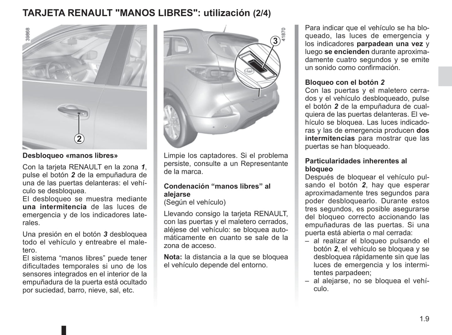 2015-2018 Renault Kadjar Manuel du propriétaire | Espagnol