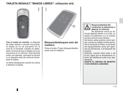 2015-2018 Renault Kadjar Manuel du propriétaire | Espagnol