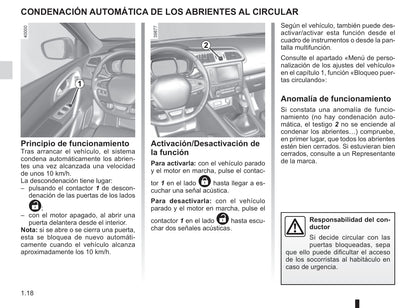 2015-2018 Renault Kadjar Manuel du propriétaire | Espagnol