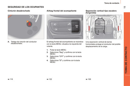 2011-2013 Citroën Nemo Gebruikershandleiding | Spaans