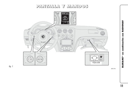 Alfa Romeo Blue&Me en Combinación con Radionav Instrucciones 2011