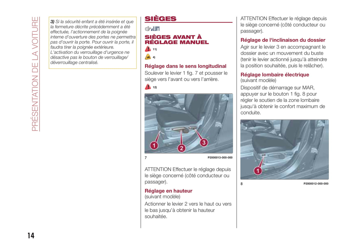 2017-2018 Fiat Tipo 4 Doors Owner's Manual | French