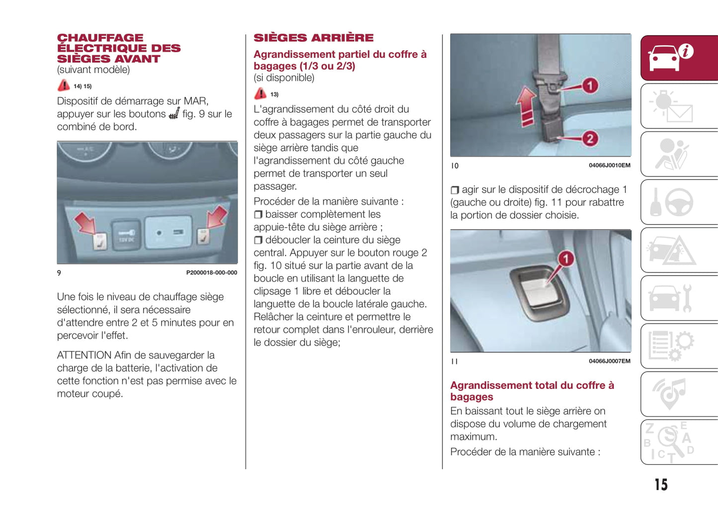 2017-2018 Fiat Tipo 4 Doors Owner's Manual | French