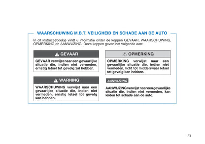 2020-2021 Hyundai Nexo Owner's Manual | Dutch