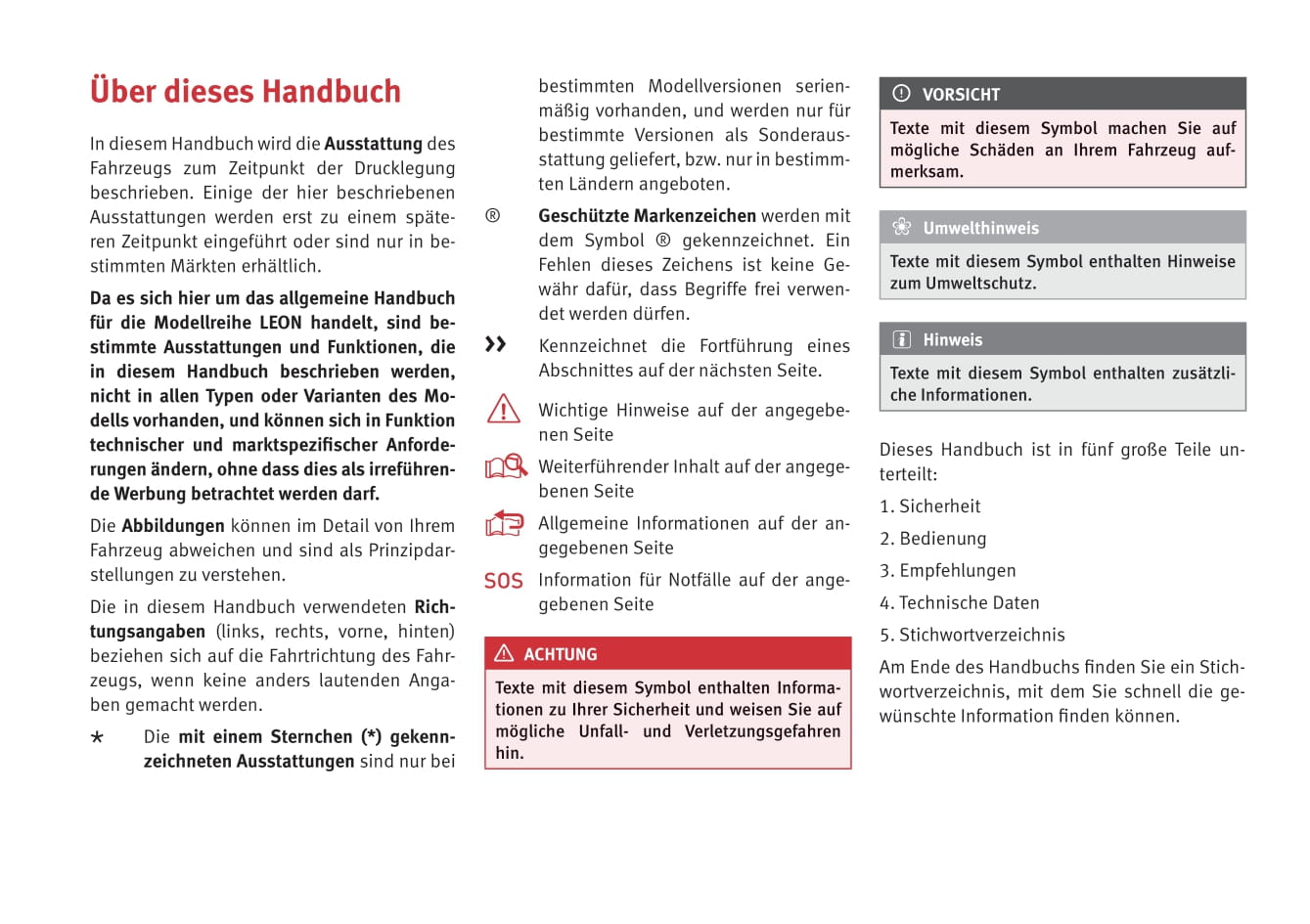 2009-2013 Seat Leon Bedienungsanleitung | Deutsch