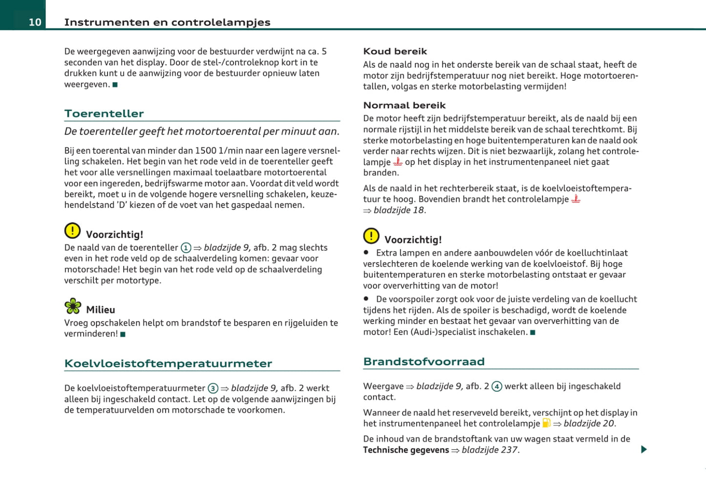 2008-2013 Audi A3 Gebruikershandleiding | Nederlands