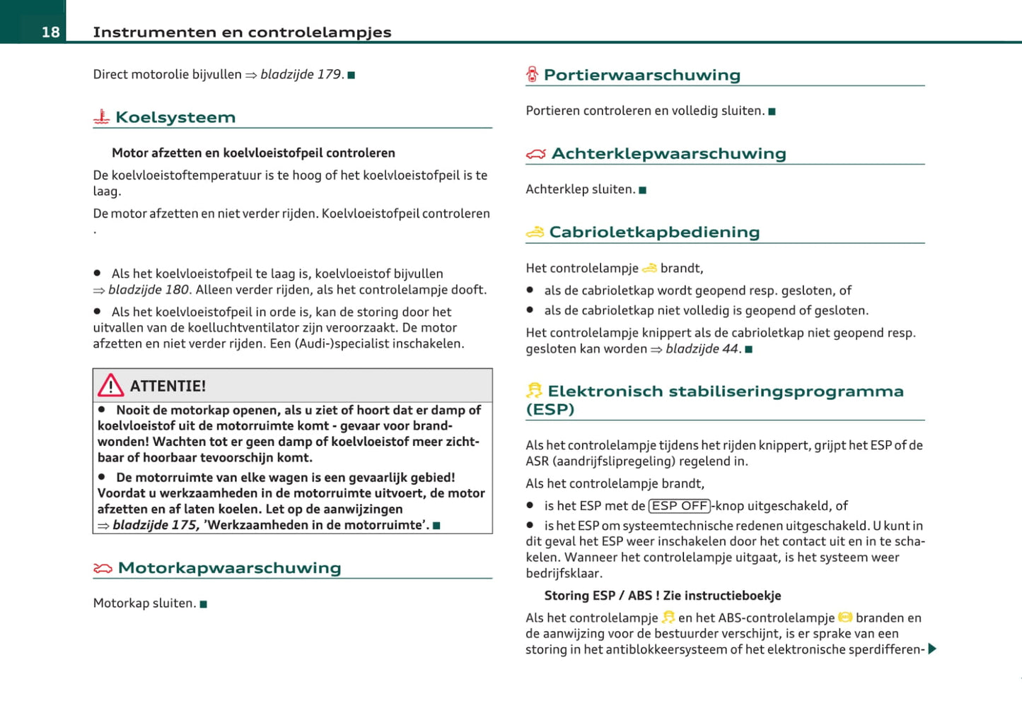 2008-2013 Audi A3 Gebruikershandleiding | Nederlands