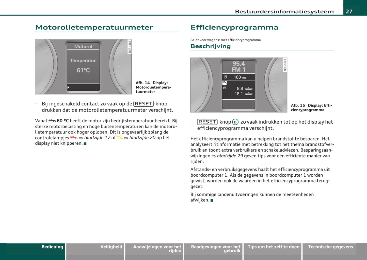 2008-2013 Audi A3 Gebruikershandleiding | Nederlands