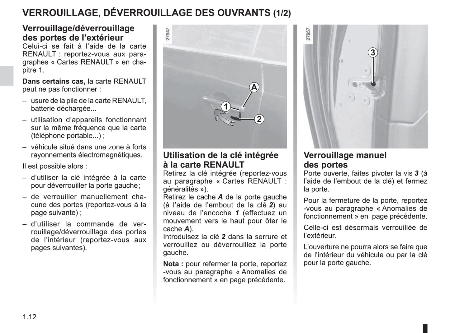 2008-2012 Renault Laguna Manuel du propriétaire | Français