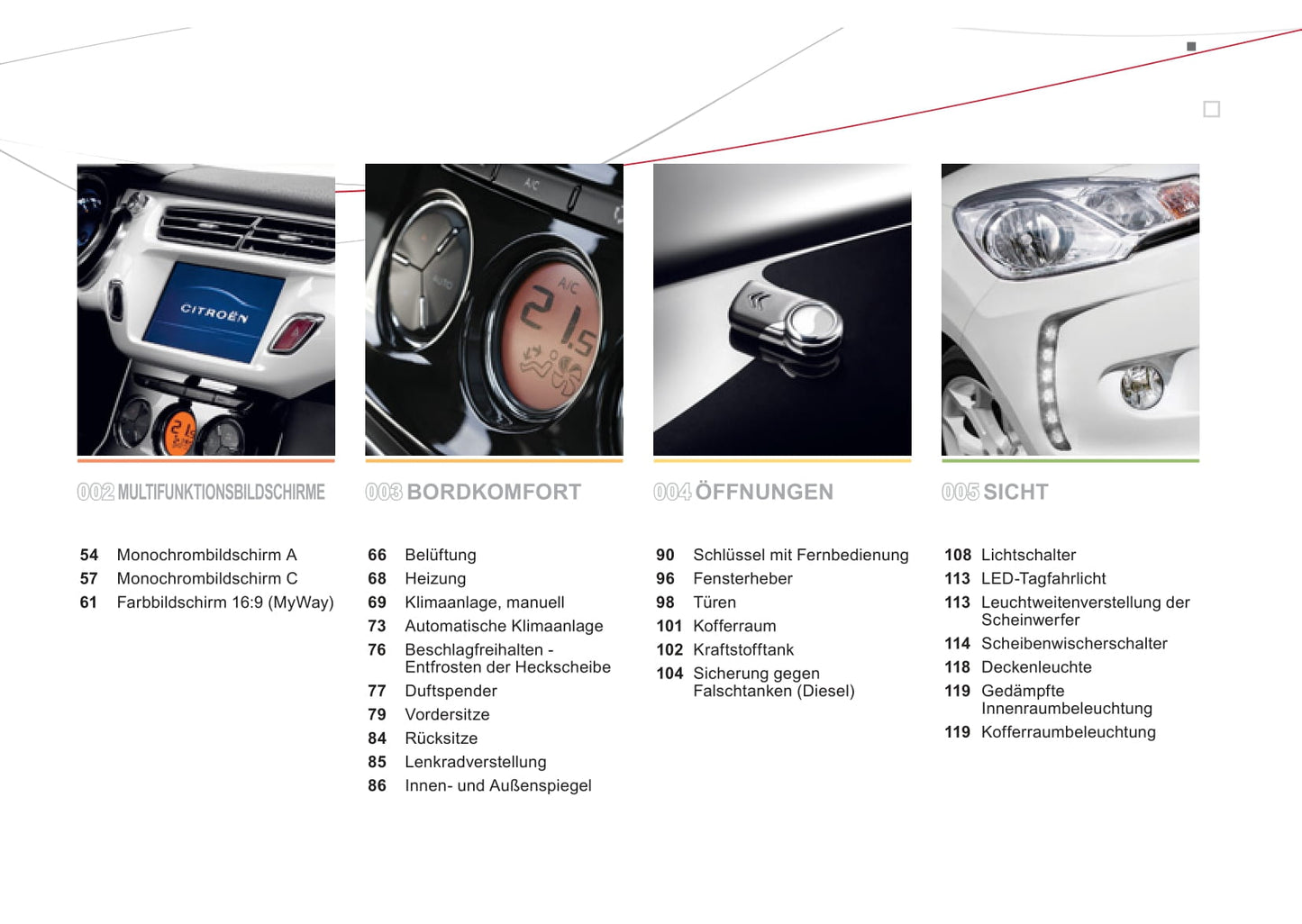 2011-2013 Citroën DS3 Gebruikershandleiding | Duits