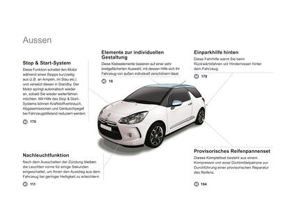 2011-2013 Citroën DS3 Gebruikershandleiding | Duits