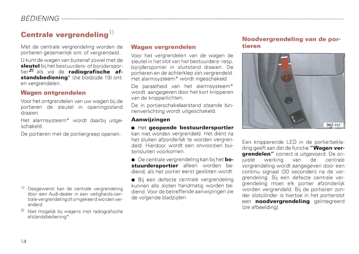 2000-2008 Audi A2 Owner's Manual | Dutch