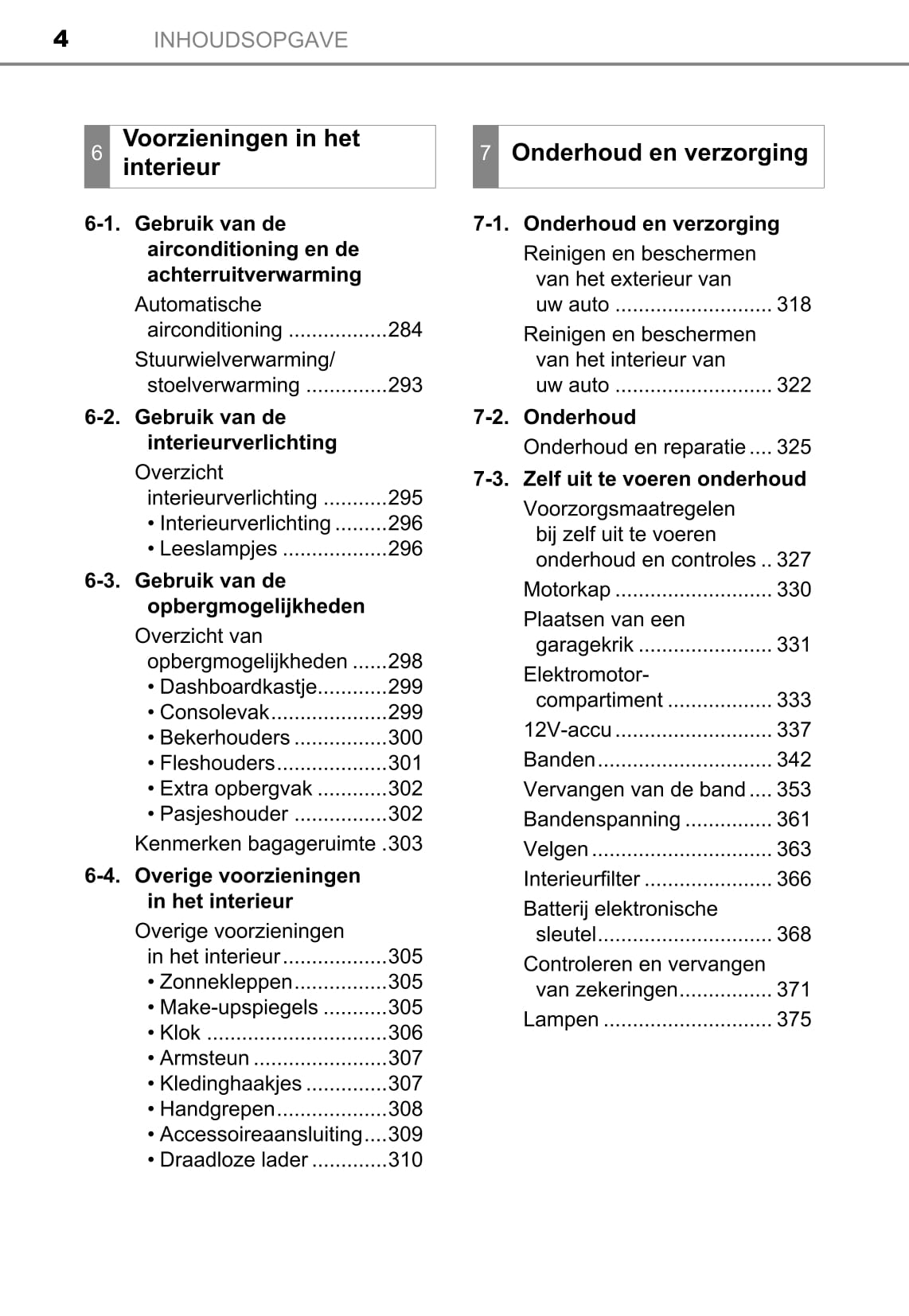 2015-2018 Toyota Mirai Owner's Manual | Dutch