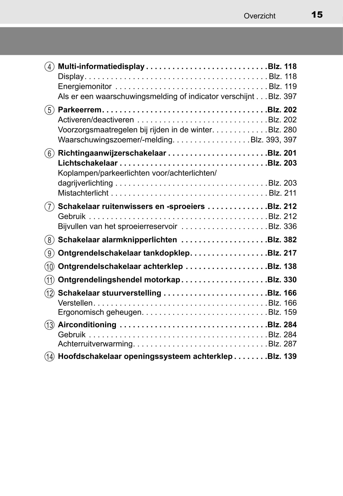 2015-2018 Toyota Mirai Owner's Manual | Dutch