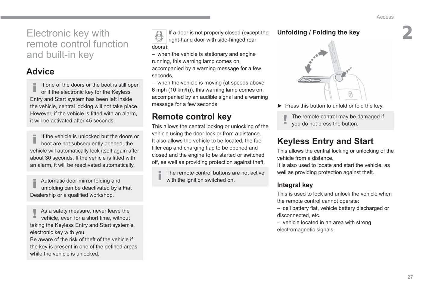 2022-2023 Fiat Scudo/Ulysse Owner's Manual | English