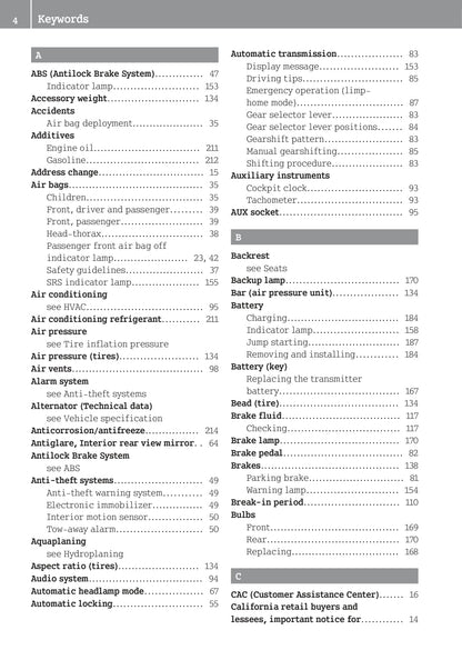 2007-2010 Smart Fortwo Gebruikershandleiding | Engels