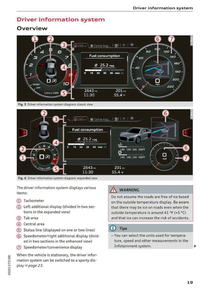 2016-2019 Audi R8 Bedienungsanleitung | Englisch