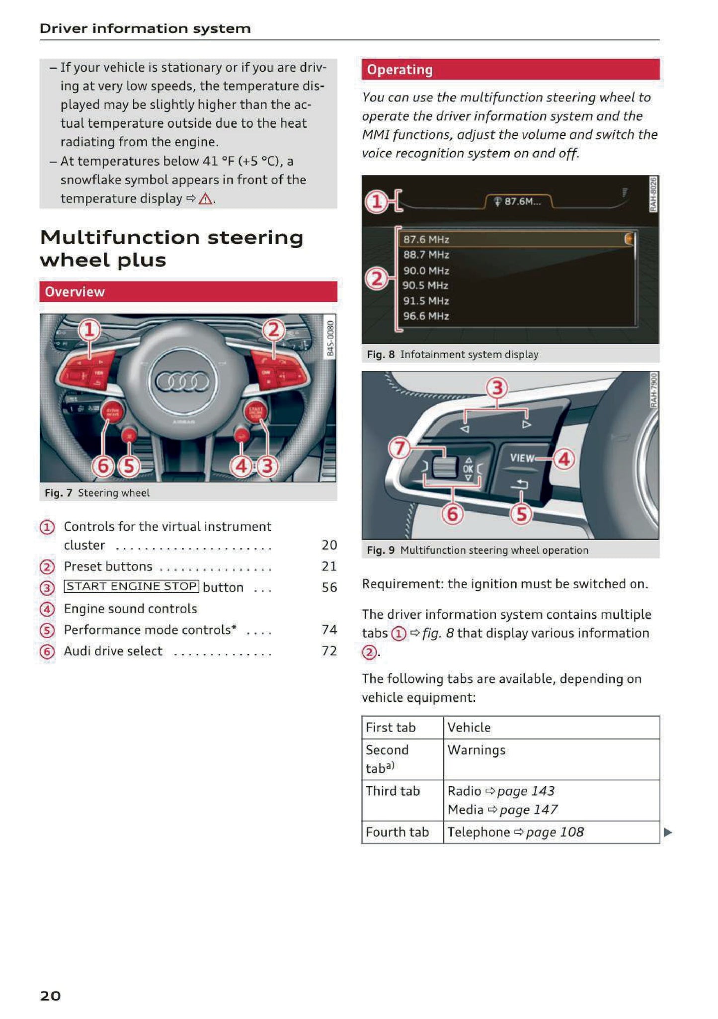 2016-2019 Audi R8 Bedienungsanleitung | Englisch