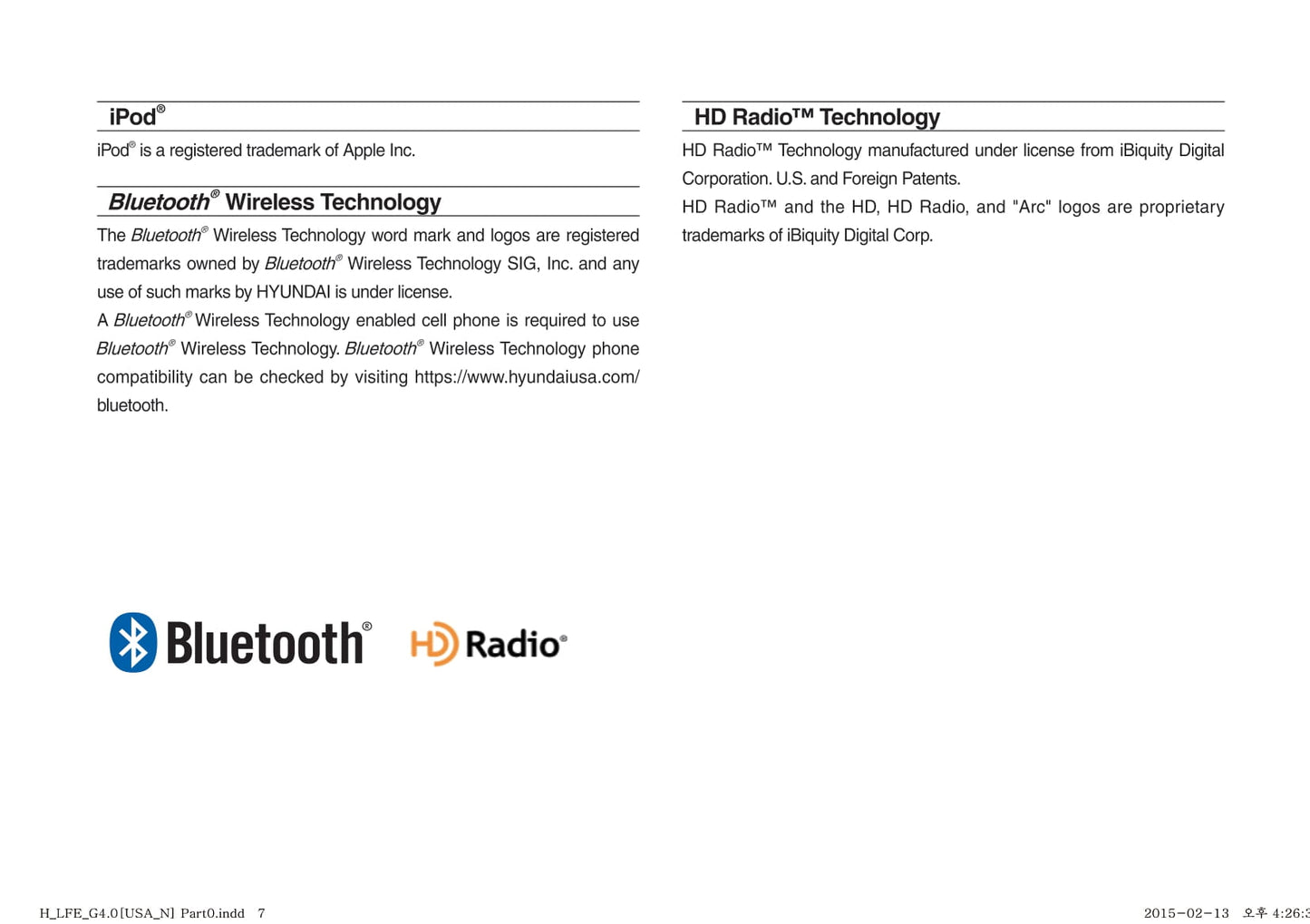 Hyundai Sonata Hybrid Multimedia System Gebruikershandleiding 2014 - 2017