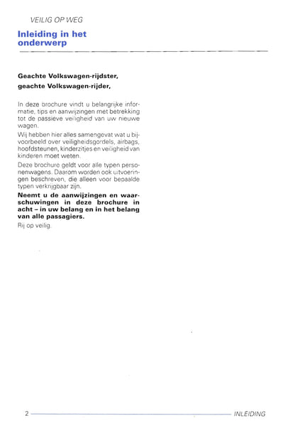 2001-2005 Volkswagen Polo Owner's Manual | Dutch