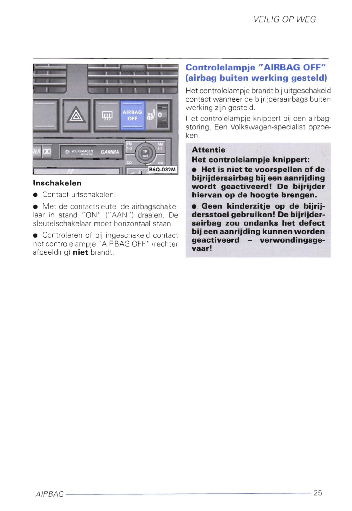 2001-2005 Volkswagen Polo Owner's Manual | Dutch