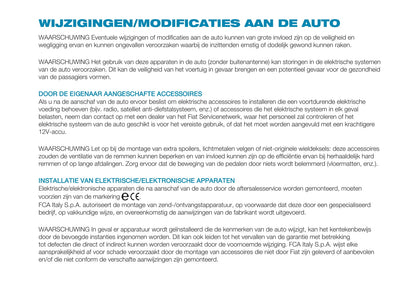 2021-2022 Fiat 500e Gebruikershandleiding | Nederlands