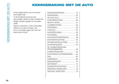 2021-2022 Fiat 500e Gebruikershandleiding | Nederlands