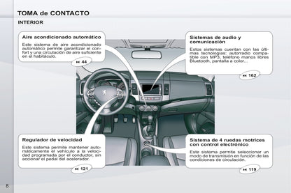 2011-2012 Peugeot 4007 Gebruikershandleiding | Spaans