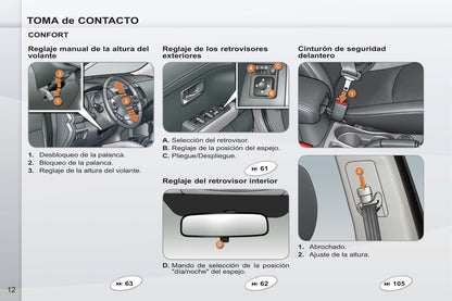 2011-2012 Peugeot 4007 Gebruikershandleiding | Spaans