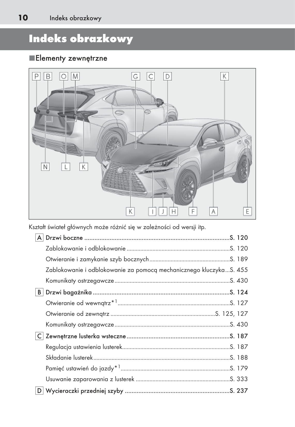 2017-2018 Lexus NX 300h Bedienungsanleitung | Polnisch