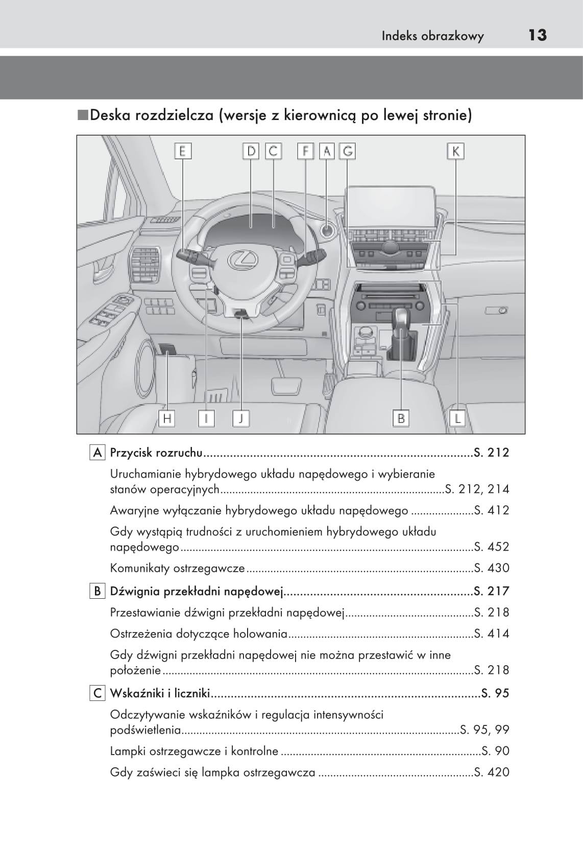 2017-2018 Lexus NX 300h Bedienungsanleitung | Polnisch