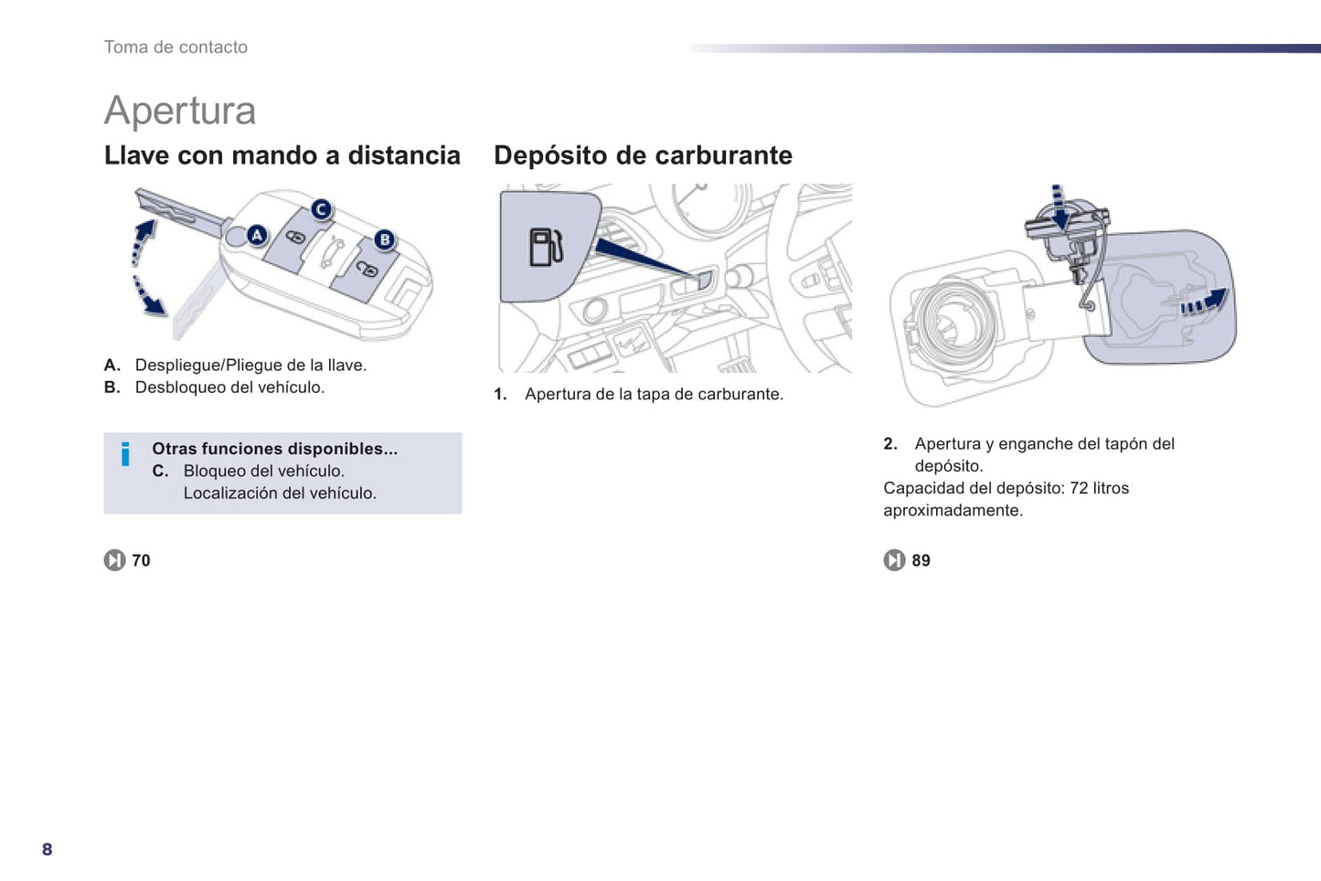 2013-2014 Peugeot 508 Manuel du propriétaire | Espagnol