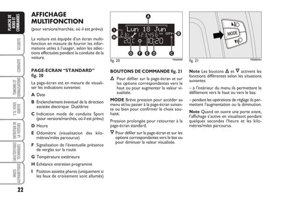 2009-2010 Fiat Bravo Owner's Manual | French