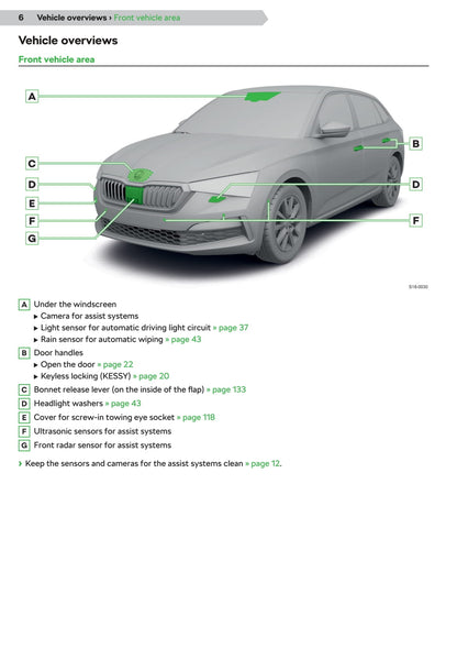 2019-2020 Skoda Scala Bedienungsanleitung | Englisch