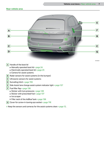 2019-2020 Skoda Scala Bedienungsanleitung | Englisch